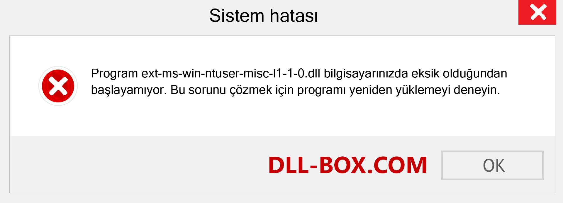 ext-ms-win-ntuser-misc-l1-1-0.dll dosyası eksik mi? Windows 7, 8, 10 için İndirin - Windows'ta ext-ms-win-ntuser-misc-l1-1-0 dll Eksik Hatasını Düzeltin, fotoğraflar, resimler